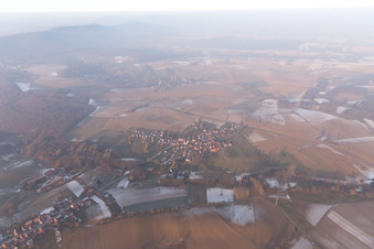 Photographie aérienne de Retschwiller dans le département Bas Rhin, France