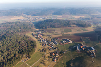 Photographie aérienne de Quartier Kocherbach in Wald-Michelbach dans le département Hesse, Allemagne