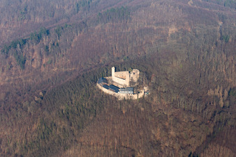 Vue oblique de Quartier Auerbach in Bensheim dans le département Hesse, Allemagne