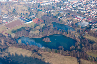 Vue aérienne de PARC THERMAL à Bad König dans le département Hesse, Allemagne
