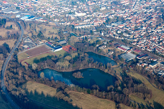 Vue aérienne de PARC THERMAL à Bad König dans le département Hesse, Allemagne