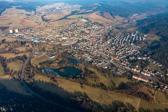 Photographie aérienne de Bad König dans le département Hesse, Allemagne