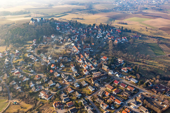 Quartier Hering in Otzberg dans le département Hesse, Allemagne vue d'en haut