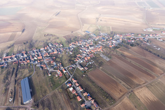 Image drone de Siegen dans le département Bas Rhin, France