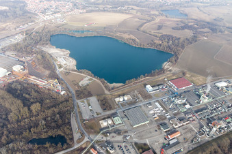 Lauterbourg dans le département Bas Rhin, France hors des airs