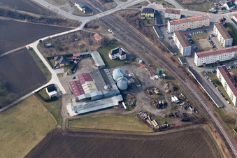 Image drone de Lauterbourg dans le département Bas Rhin, France