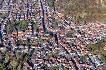 Photographie aérienne de Quartier Untergrombach in Bruchsal dans le département Bade-Wurtemberg, Allemagne