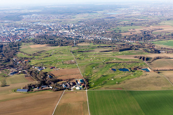 Photographie aérienne de Club de golf Bruchsal eV à Bruchsal dans le département Bade-Wurtemberg, Allemagne