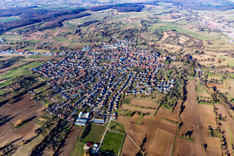 Photographie aérienne de Quartier Unteröwisheim in Kraichtal dans le département Bade-Wurtemberg, Allemagne