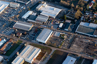 Enregistrement par drone de Zone industrielle Nord à Landau in der Pfalz dans le département Rhénanie-Palatinat, Allemagne