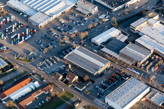 Zone industrielle Nord à Landau in der Pfalz dans le département Rhénanie-Palatinat, Allemagne d'un drone