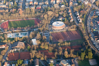 Vue aérienne de Landau-Ouest à Landau in der Pfalz dans le département Rhénanie-Palatinat, Allemagne