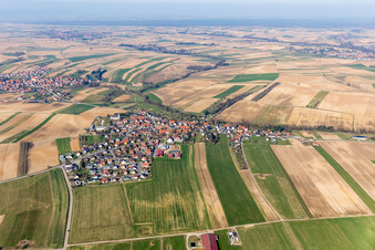 Buhl dans le département Bas Rhin, France vue d'en haut