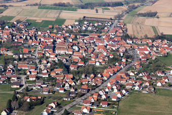 Photographie aérienne de Surbourg dans le département Bas Rhin, France