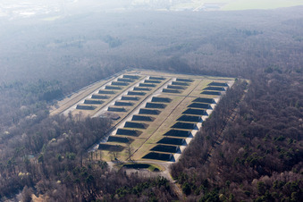 Mertzwiller dans le département Bas Rhin, France hors des airs