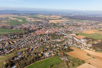 Photographie aérienne de Niedermodern dans le département Bas Rhin, France