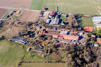 Vue aérienne de Hochfelden dans le département Bas Rhin, France