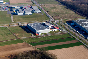 Mommenheim dans le département Bas Rhin, France d'en haut
