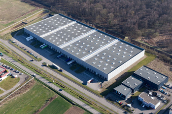 Mommenheim dans le département Bas Rhin, France vue d'en haut