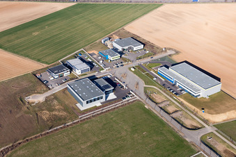 Mommenheim dans le département Bas Rhin, France depuis l'avion