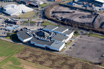 Photographie aérienne de Bernolsheim dans le département Bas Rhin, France