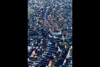 Photographie aérienne de Bietlenheim dans le département Bas Rhin, France