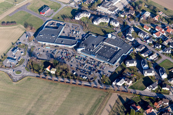 Image drone de Gambsheim dans le département Bas Rhin, France