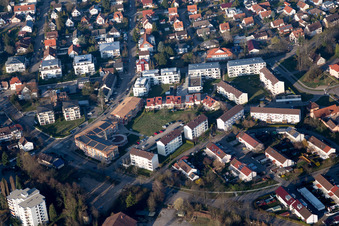 Vue aérienne de Maison de retraite Villa Antika à Achern dans le département Bade-Wurtemberg, Allemagne