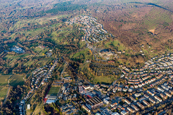 Vue aérienne de Hôpital Balg de Mittelbaden à le quartier Oos in Baden-Baden dans le département Bade-Wurtemberg, Allemagne