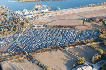 Lauterbourg dans le département Bas Rhin, France hors des airs