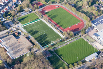 Herxheim bei Landau dans le département Rhénanie-Palatinat, Allemagne vue du ciel