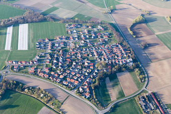 Photographie aérienne de Quartier Hardtwald in Neupotz dans le département Rhénanie-Palatinat, Allemagne