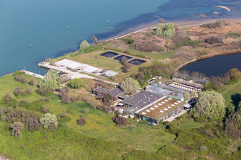 Lignano Sabbiadoro dans le département Udine, Italie vue du ciel