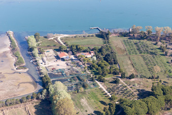 Vue oblique de Caserma di Canal Muro dans le département Frioul-Vénétie Julienne, Italie