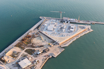 Punta Sabbioni dans le département Vénétie, Italie vue du ciel