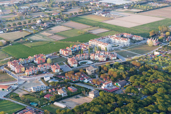 Cavallino-Treporti dans le département Vénétie, Italie d'en haut