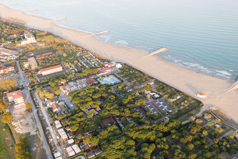 Vue aérienne de Ca' Crepaldo dans le département Vénétie, Italie