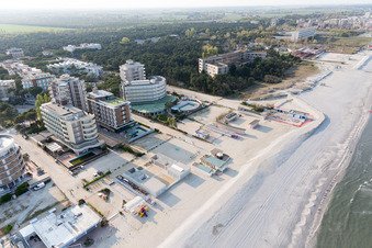 Milano Marittima dans le département Émilie-Romagne, Italie vue du ciel