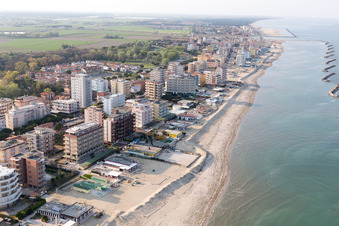 Photographie aérienne de Lido DI Savio dans le département Émilie-Romagne, Italie