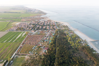 Photographie aérienne de Lido DI Dante dans le département Émilie-Romagne, Italie