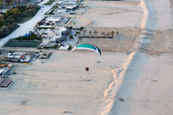 Marina di Ravenna dans le département Émilie-Romagne, Italie d'en haut