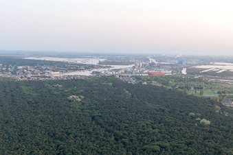 Vue aérienne de Marina Romea dans le département Émilie-Romagne, Italie