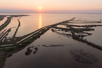 Photographie aérienne de La Cascina dans le département Émilie-Romagne, Italie