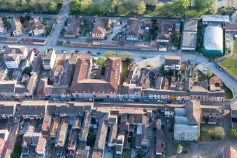 Enregistrement par drone de Comacchio dans le département Ferrara, Italie