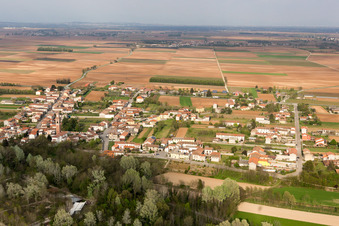 Vue aérienne de Turrida dans le département Frioul-Vénétie Julienne, Italie