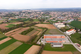 Vue aérienne de San Daniele del Friuli dans le département Udine, Italie