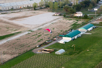 Vue oblique de Au Casale à Codroipo dans le département Udine, Italie