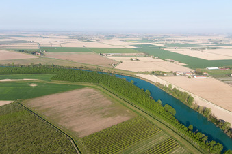 Photographie aérienne de San Filippo dans le département Vénétie, Italie