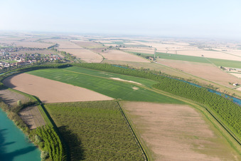 Vue oblique de San Filippo dans le département Vénétie, Italie