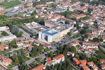 Vue aérienne de San Vito al Tagliamento dans le département Pordenone, Italie